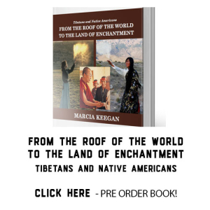 Front Book Roof Of The World To The Land Of Enchantment- TIbetans And Native Americans